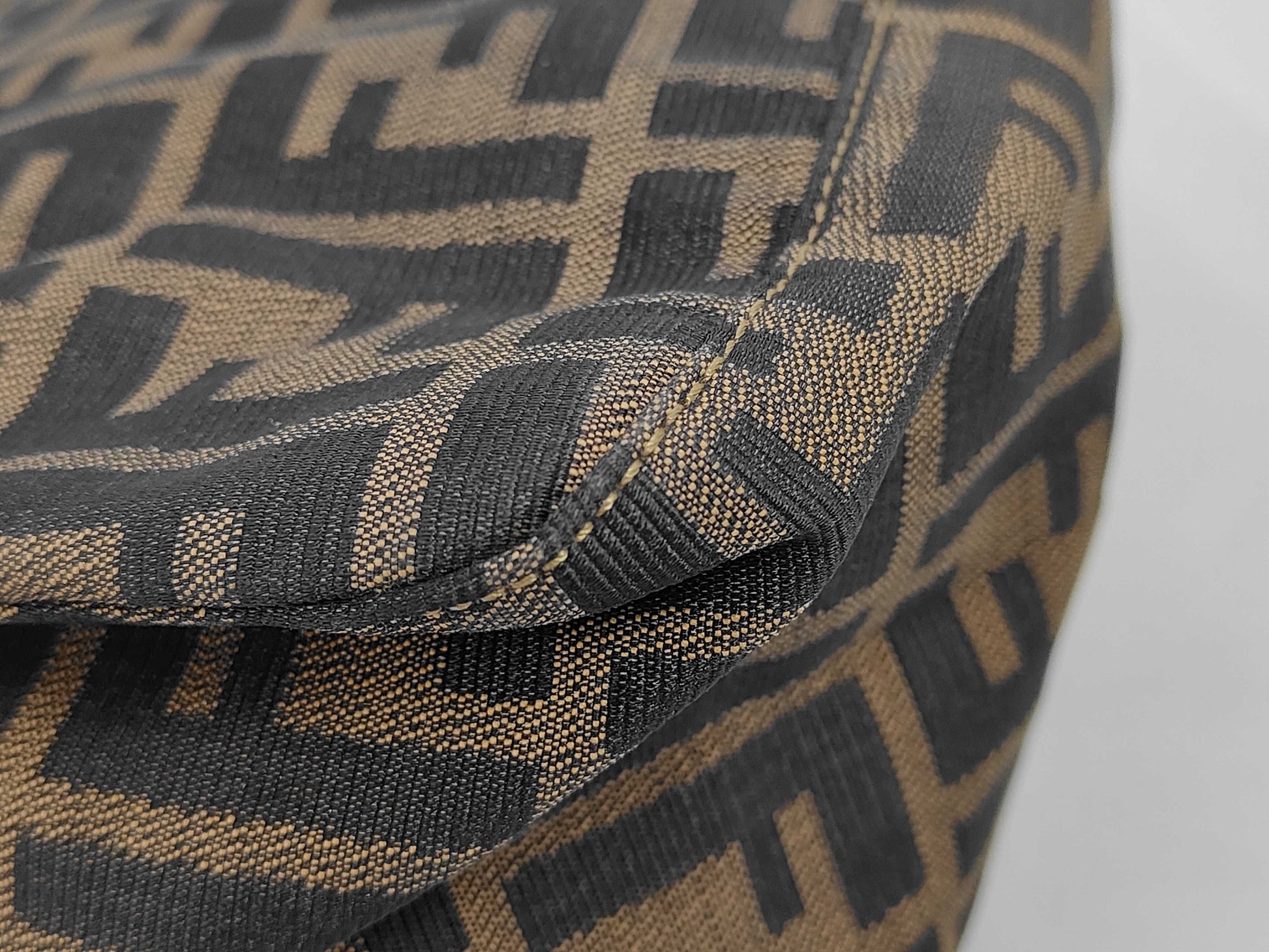 FENDI Mamma Bucket Zucca Pattern Handbag