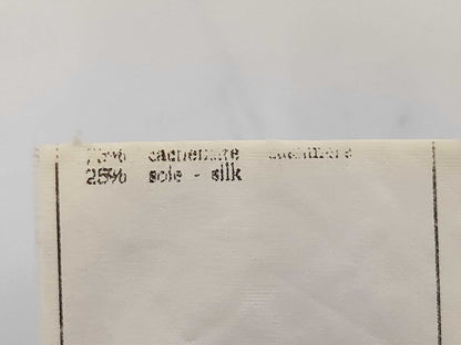 CHANEL CHANEL Cut and Sew T-Shirt P05531V00258 #40 Coco Mark Black Cashmere Top