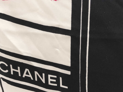 CHANEL CHANEL scarf store entrance Cambon silk logo other accessories