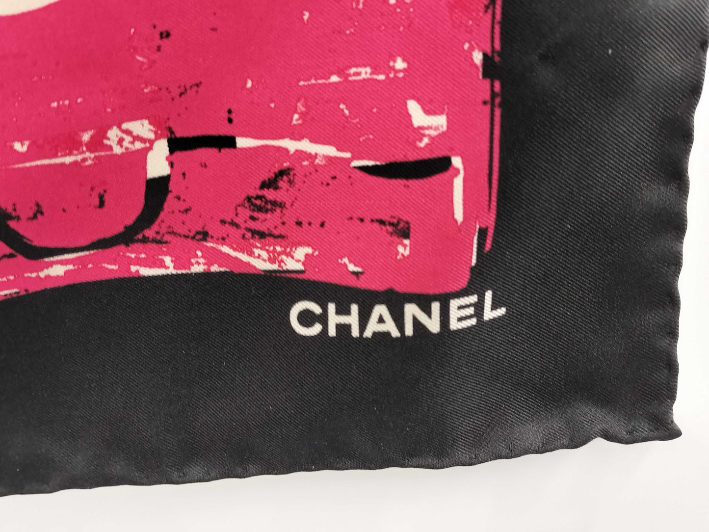 CHANEL CHANEL scarf store entrance Cambon silk logo other accessories