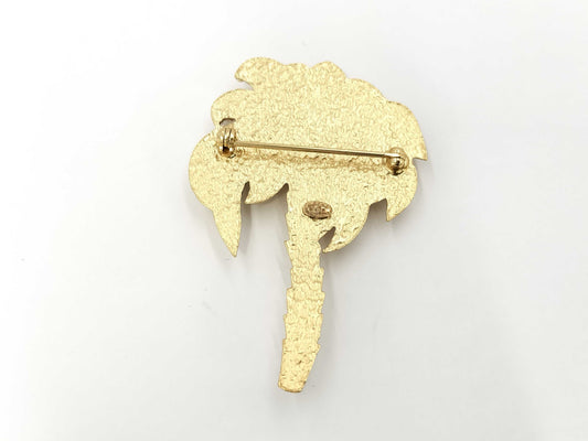 CHANEL CHANEL Brooch Palm Tree Coco Mark Pearl 02P Brooch