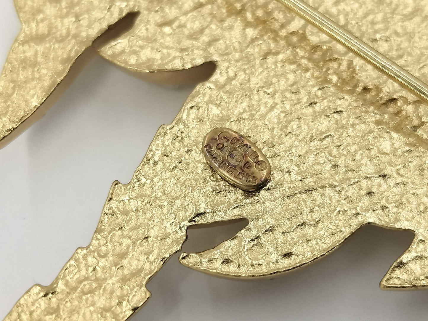 CHANEL CHANEL Brooch Palm Tree Coco Mark Pearl 02P Brooch