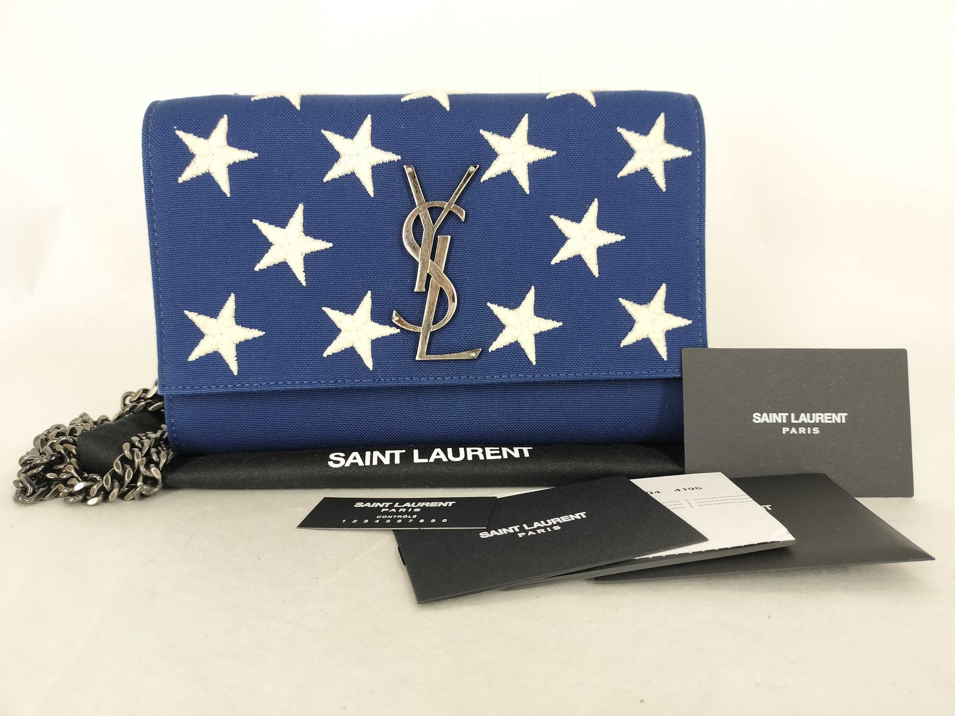 SAINT LAURENT Canvas 471286 Chain Shoulder Bag