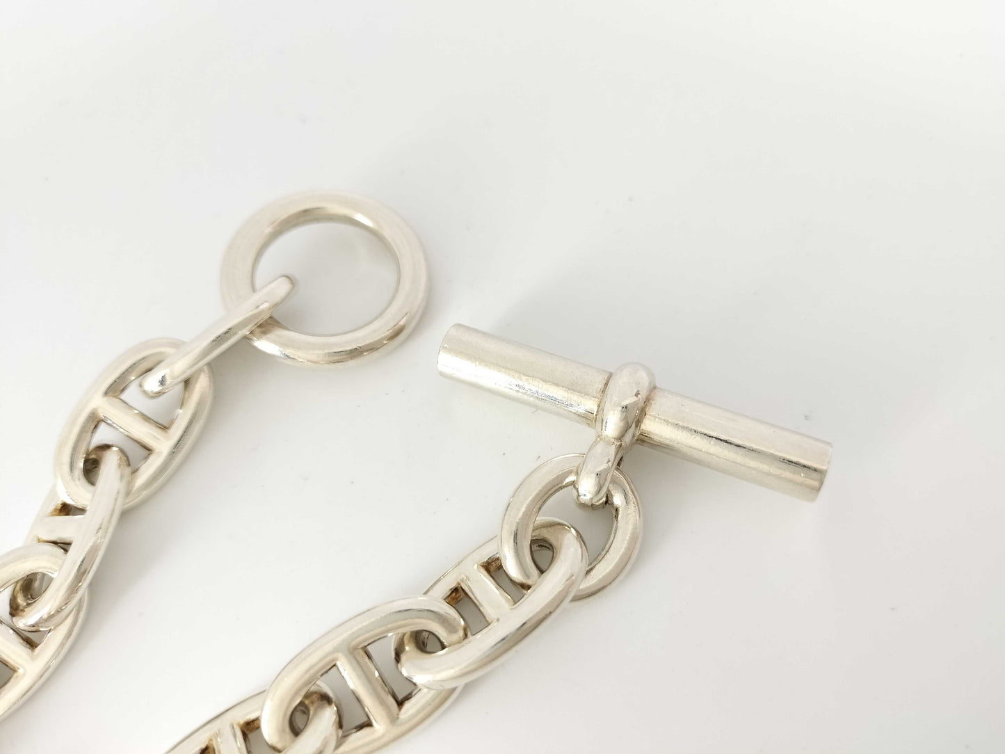 HERMES Chaine d'Ancre TGM Bracelet 107.5g Bracelet/Bangle