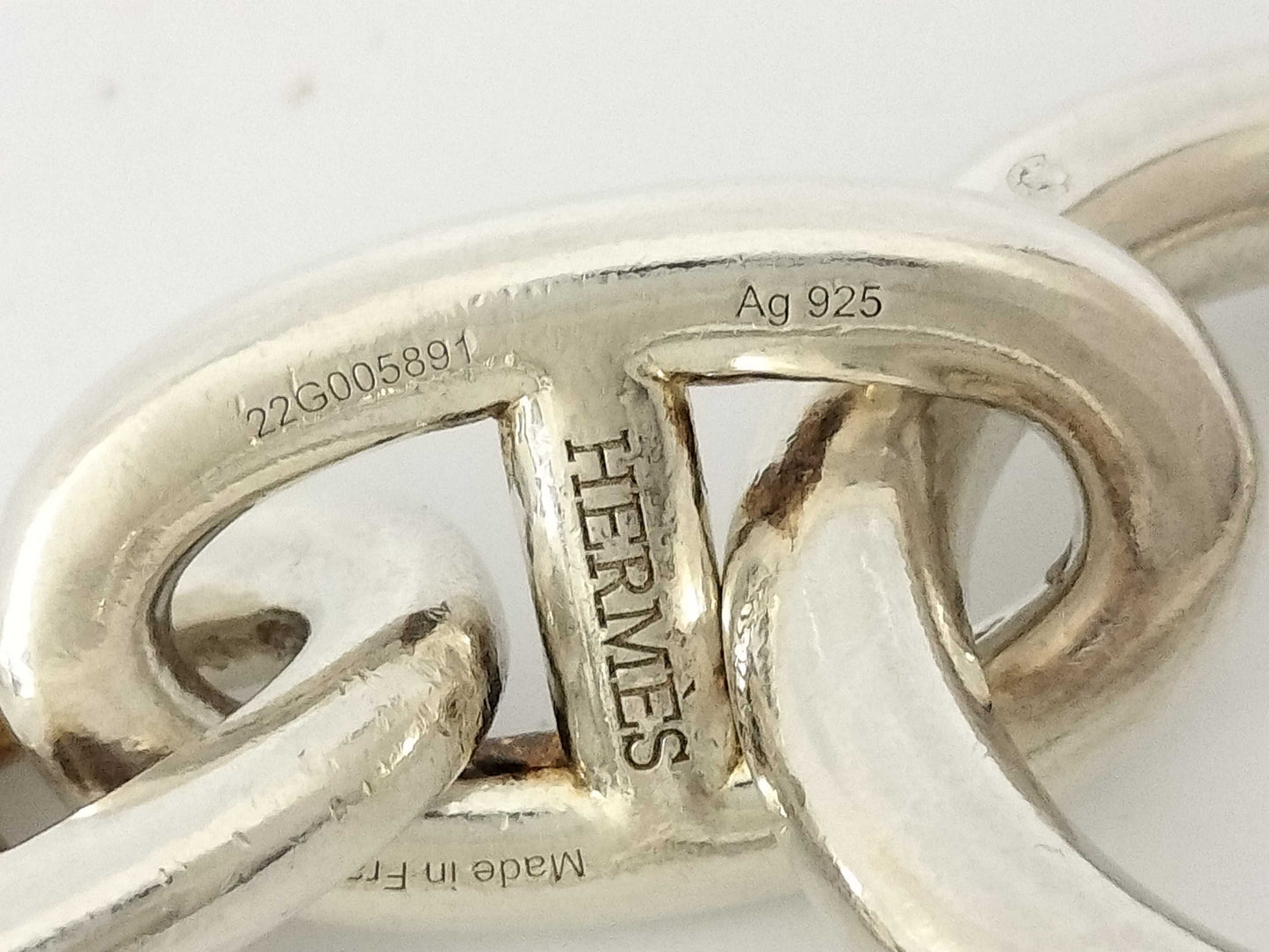 HERMES Chaine d'Ancre TGM Bracelet 107.5g Bracelet/Bangle