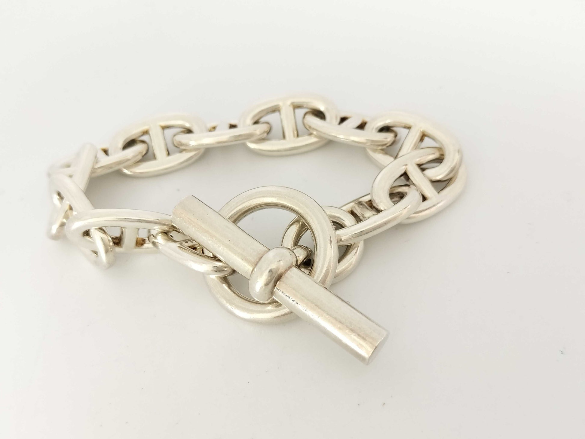 HERMES Chaine d'Ancre TGM Bracelet 107.5g Bracelet/Bangle