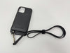 BALENCIAGA Leather Smartphone Case with Shoulder Strap, Unused, Card Case, Pass Case, Business Card Holder