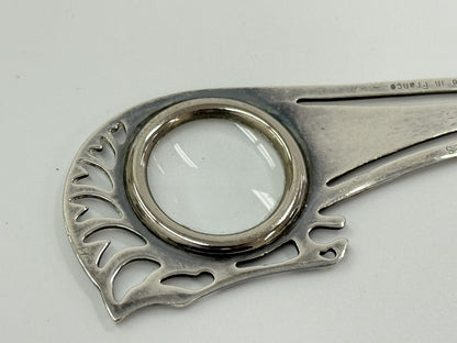 HERMES HERMES Hermes Magnifying Glass Bookmark Cheval Silver Hardware Other Accessories Other Accessories
