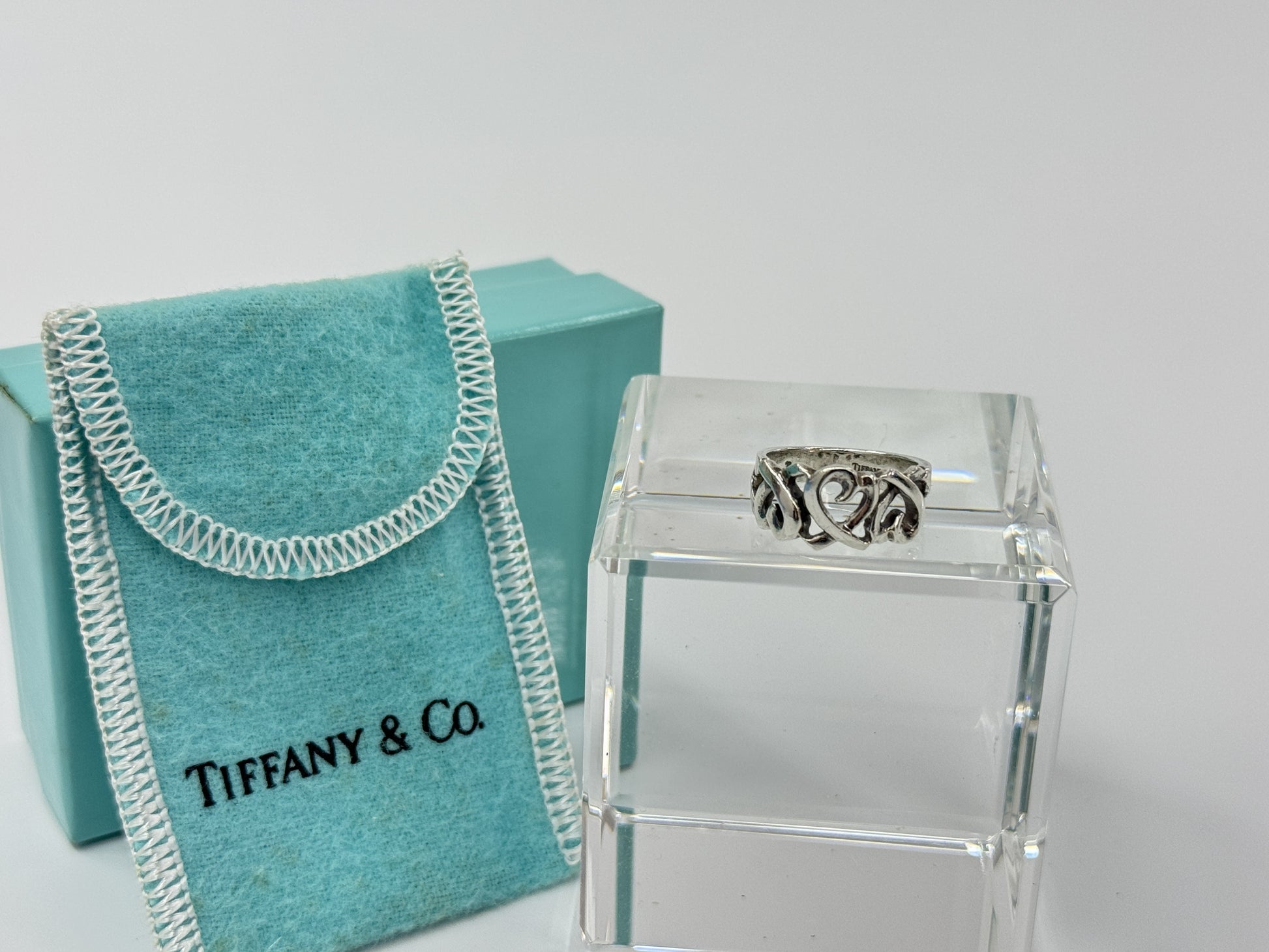 Tiffany & Co. SV925 Loving Heart Ring 4.0g