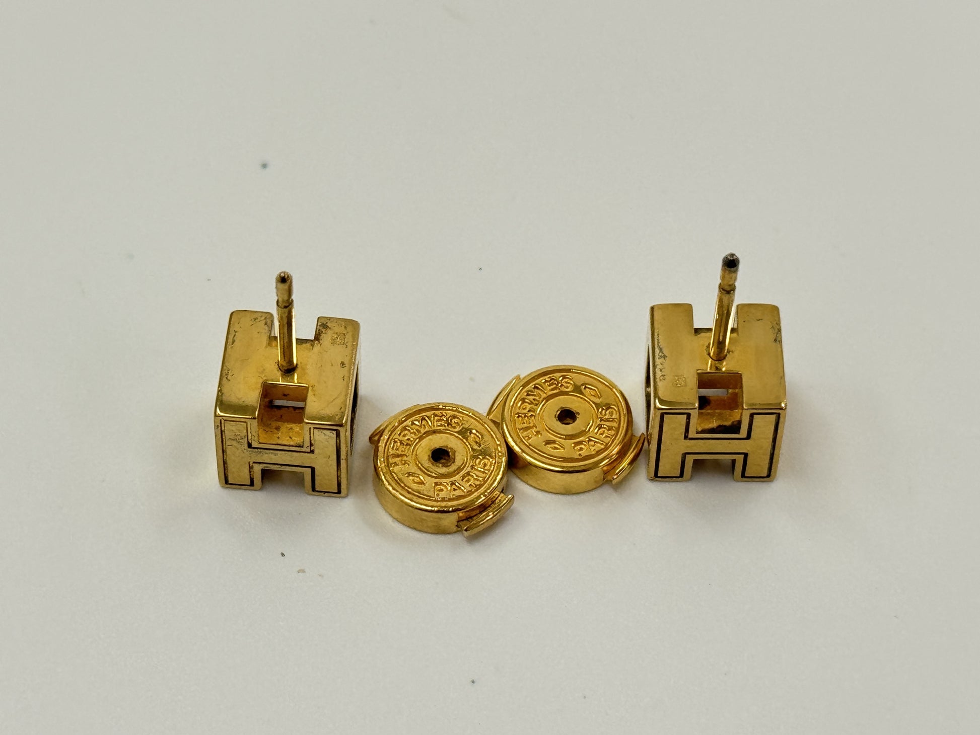 HERMES Cube Earrings Earrings Earrings