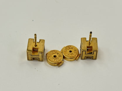 HERMES Cube Earrings Earrings Earrings