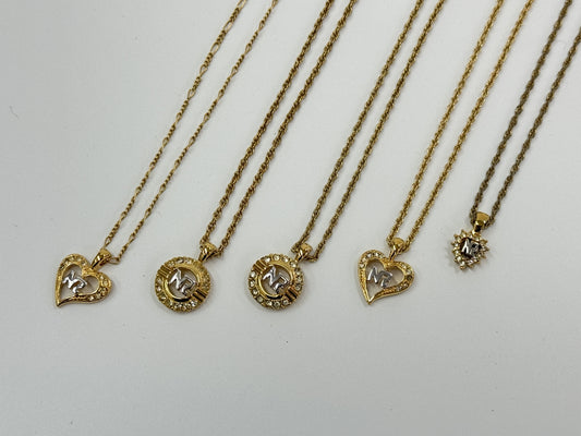 NINA RICCI Gold Pendant 5-Piece Set Accessories Set Accessories Set 