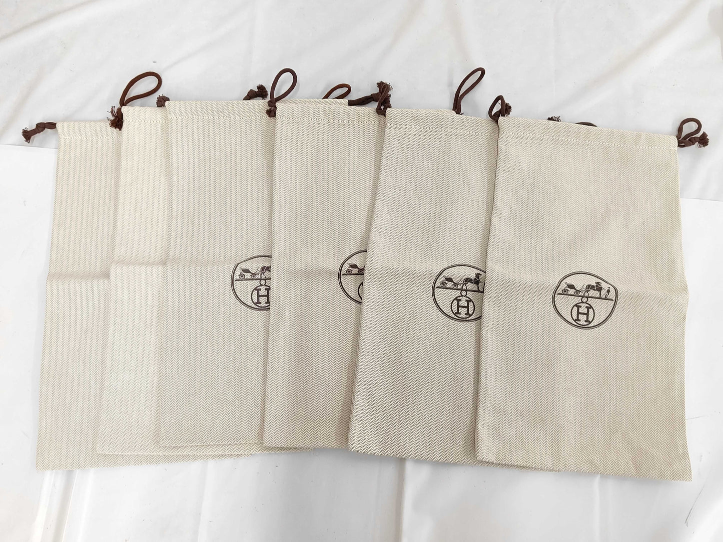 HERMES Herringbone Dust Bags Other Accessories