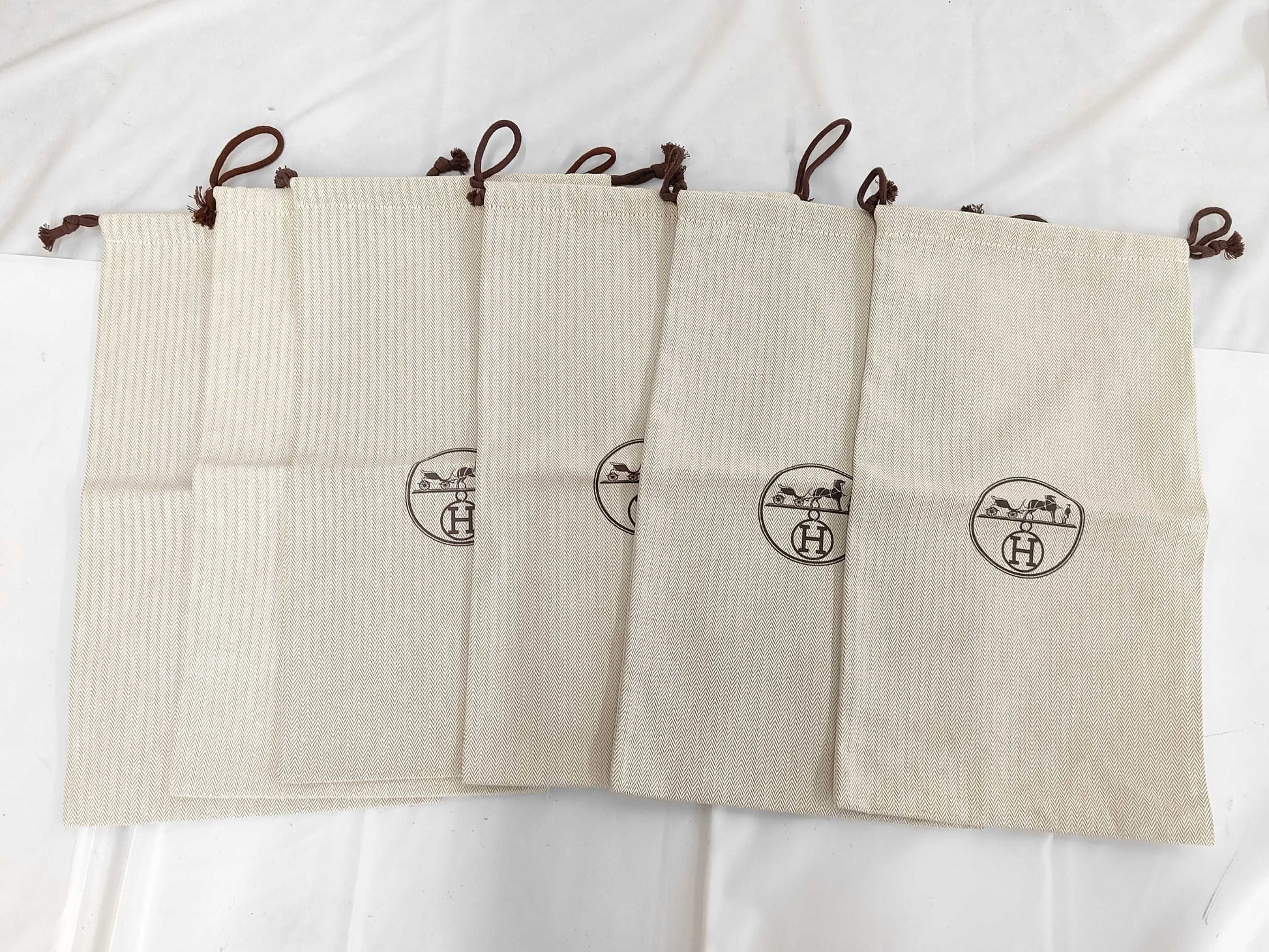 HERMES Herringbone Dust Bags Other Accessories