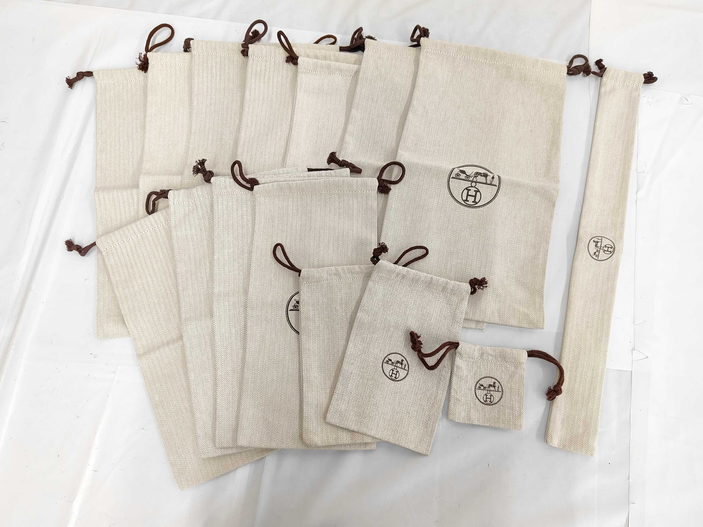 HERMES Herringbone Dust Bags Other Accessories