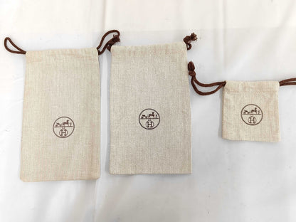 HERMES Herringbone Dust Bags Other Accessories