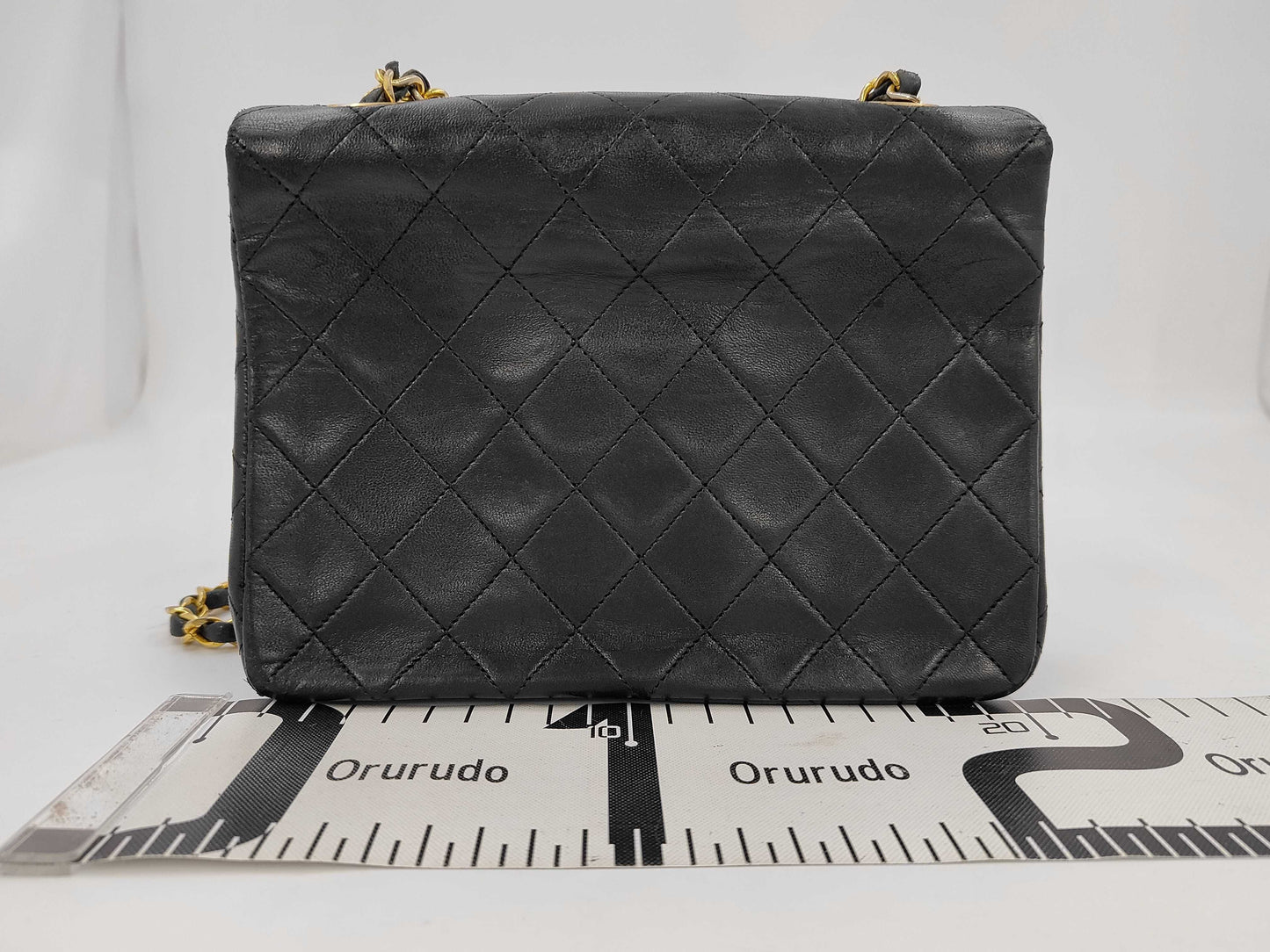 CHANEL Lamb Mini Medium No. 1 Seal Shoulder Bag