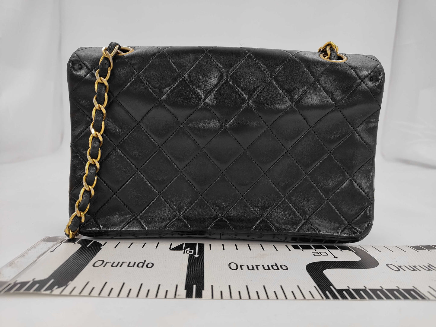 CHANEL Lamb Single Flap No. 1 Seal Shoulder Bag