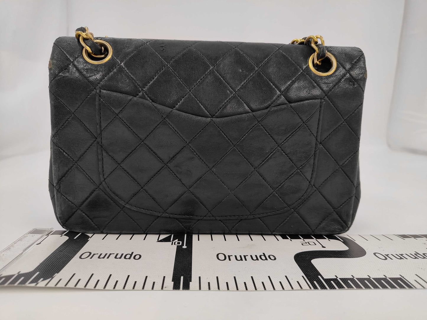 CHANEL Lamb W-Flap 23 No. 1 Seal Shoulder Bag