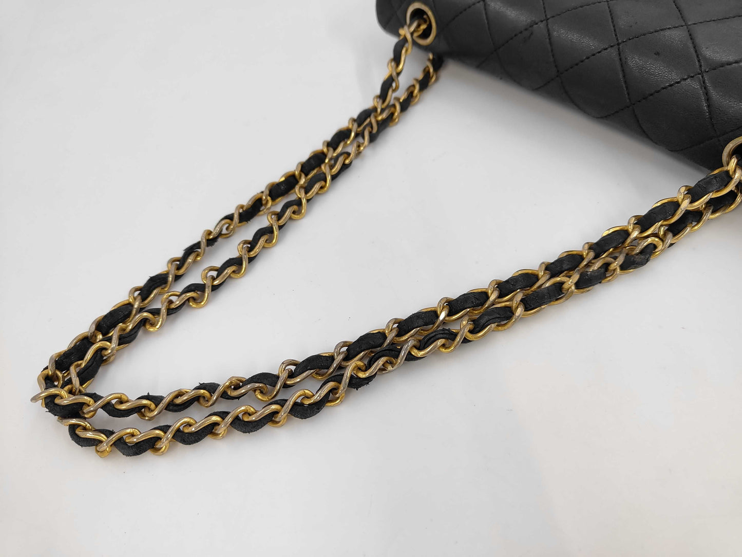 CHANEL Lamb W-Flap 23 No. 1 Seal Shoulder Bag