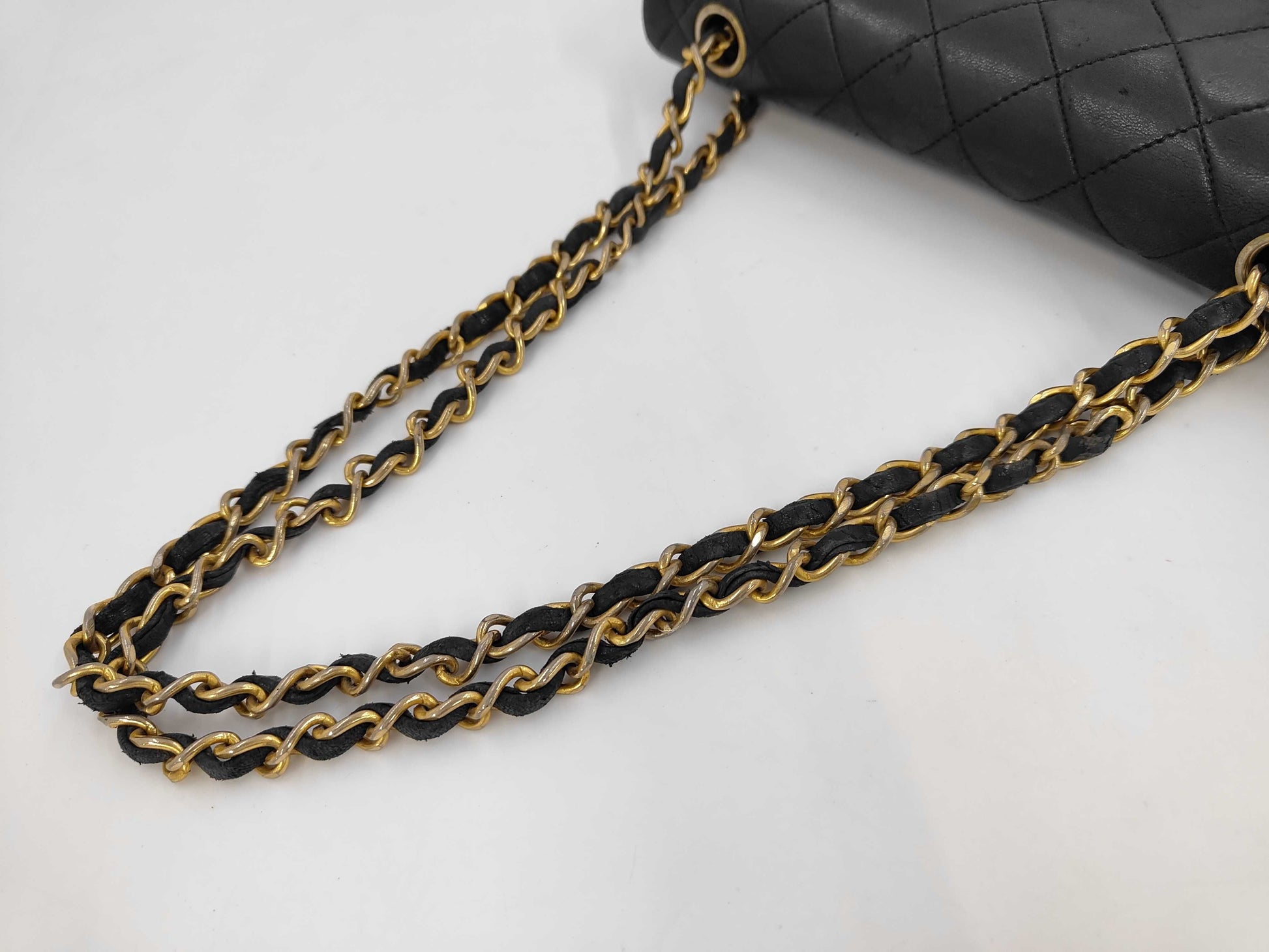 CHANEL Lamb W-Flap 23 No. 1 Seal Shoulder Bag