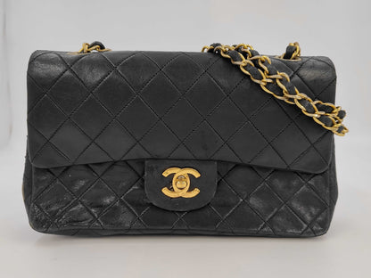 CHANEL Lamb W-Flap 23 No. 1 Seal Shoulder Bag