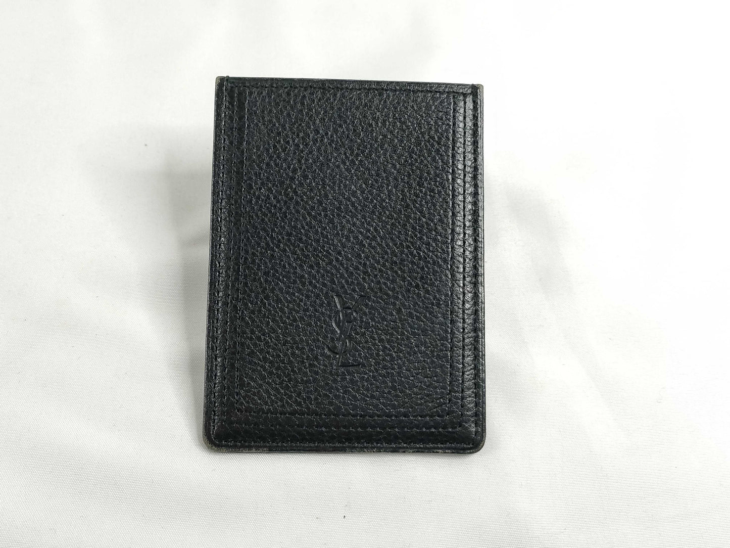 Yves Saint Laurent Leather Card Case, Card Case, Pass Case, Business Card Case