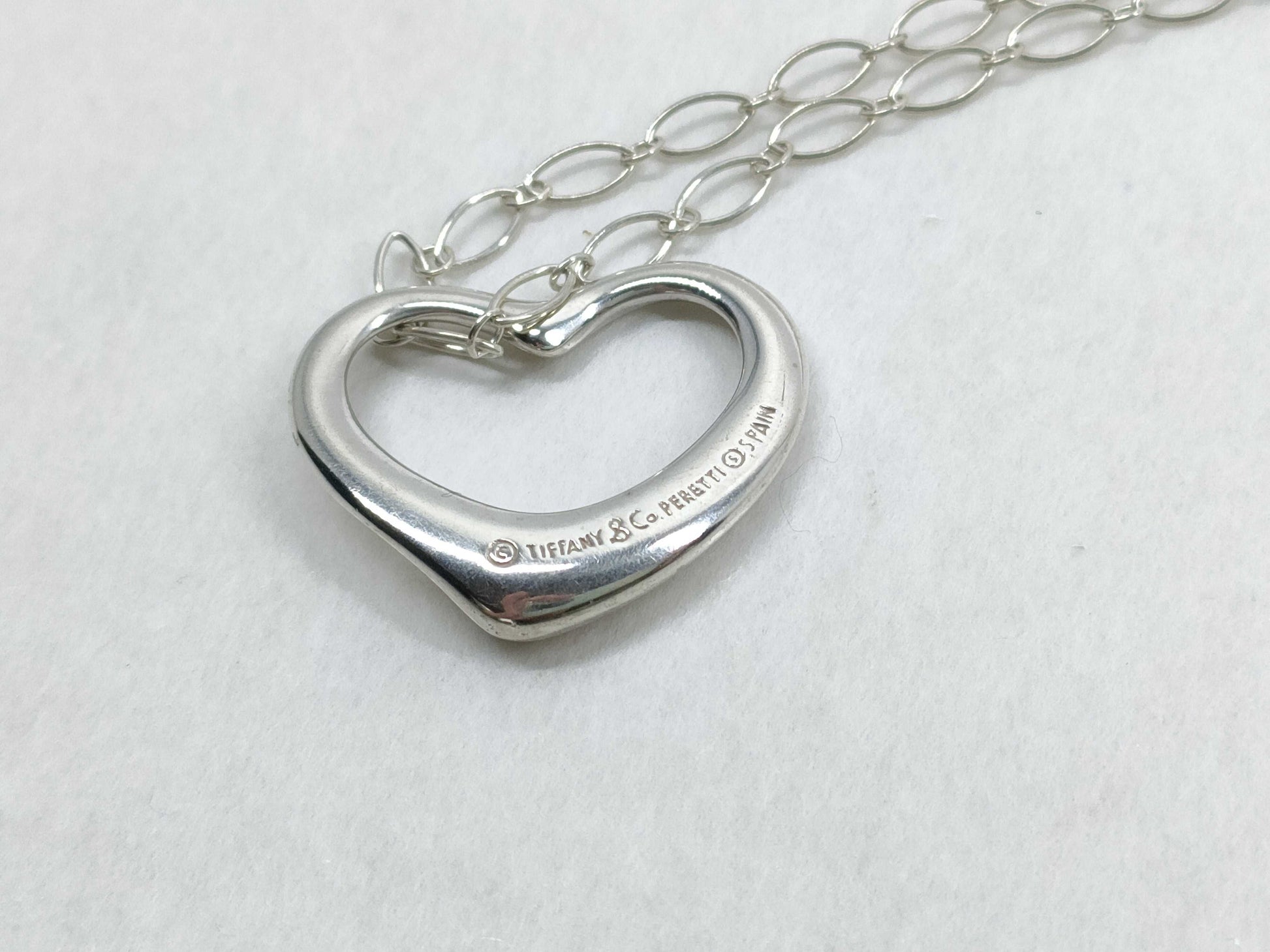Tiffany & Co. Open Heart 925 Necklace