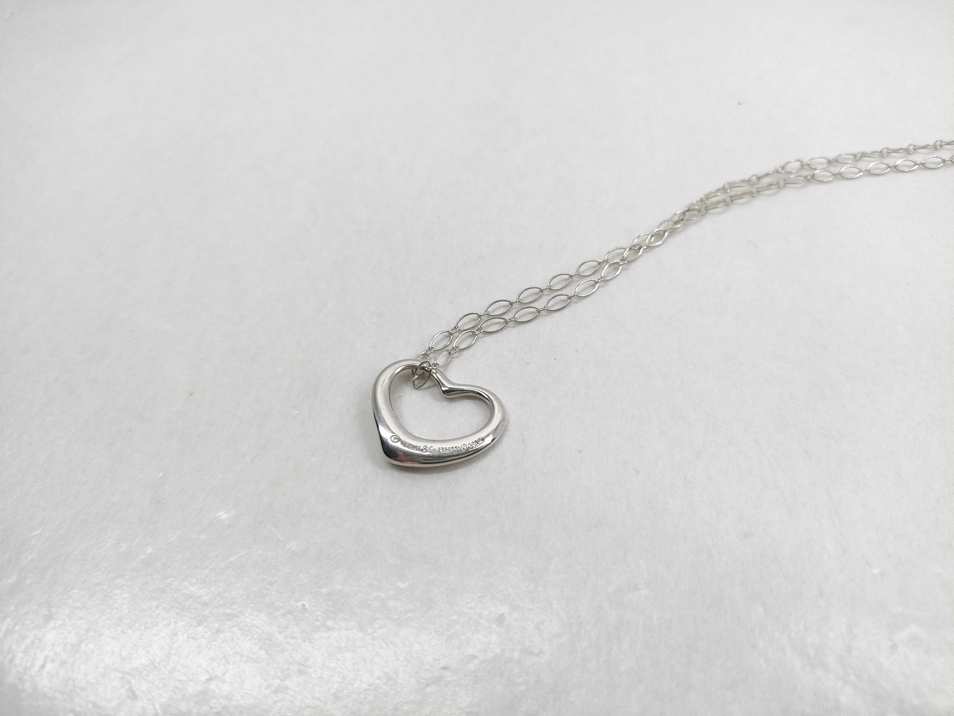 Tiffany & Co. Open Heart 925 Necklace