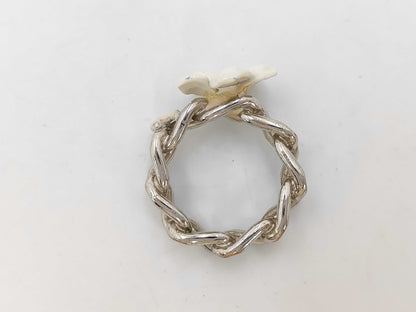 CHANEL Camellia Ring with Rice