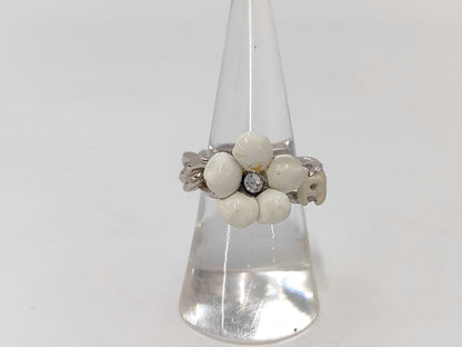 CHANEL Camellia Ring with Rice