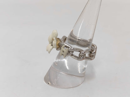 CHANEL Camellia Ring with Rice