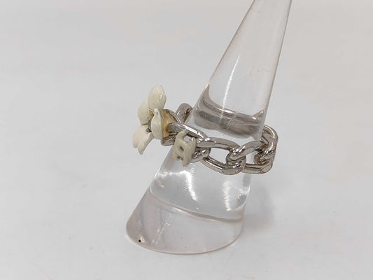 CHANEL Camellia Ring with Rice