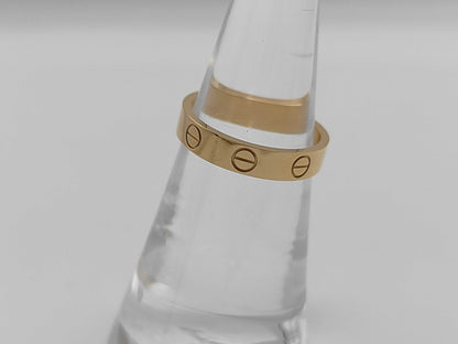 Cartier Mini Love #50 Yellow Gold 750 3.1g Ring 