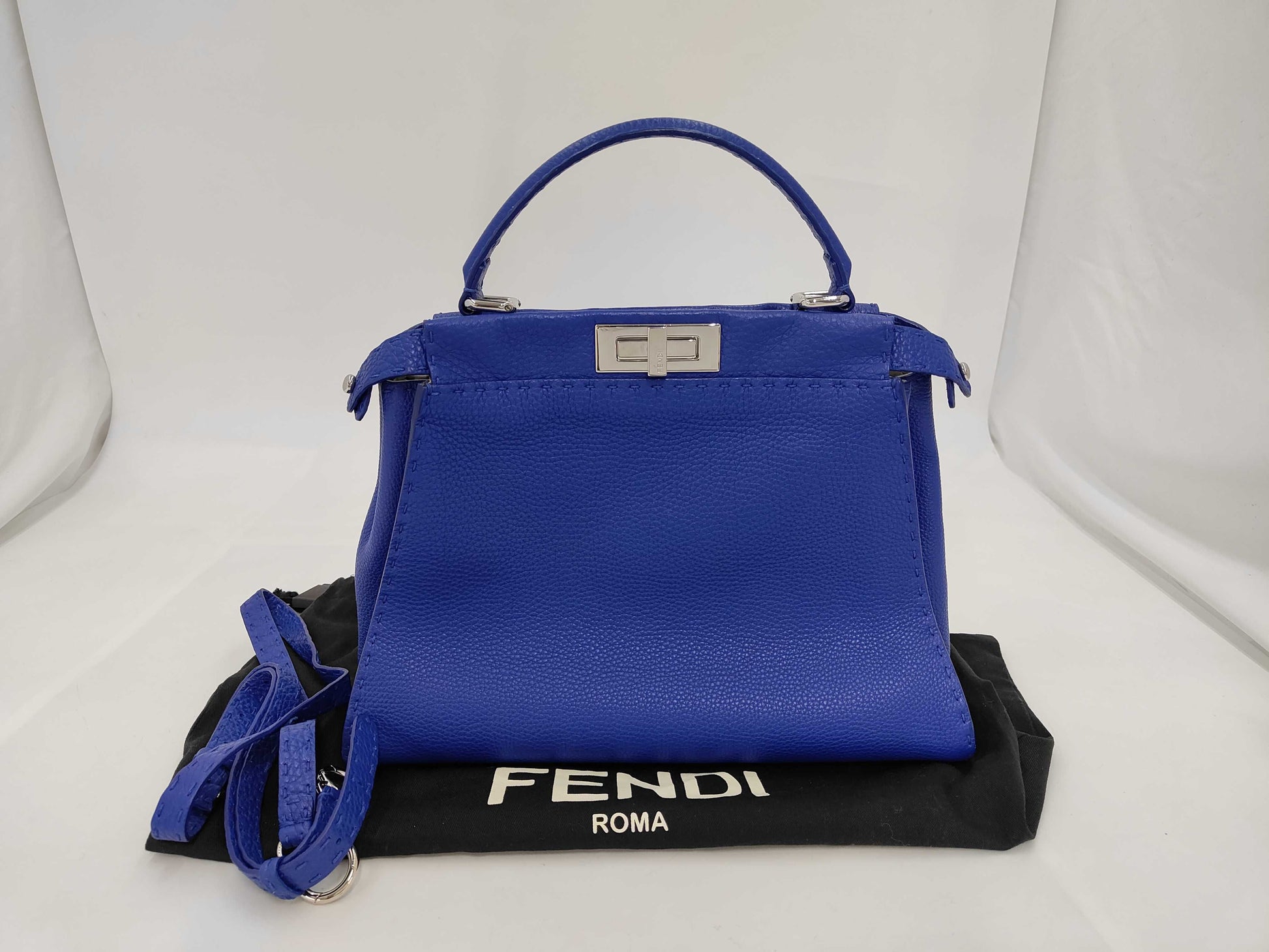 FENDI Peekaboo Selleria Handbag