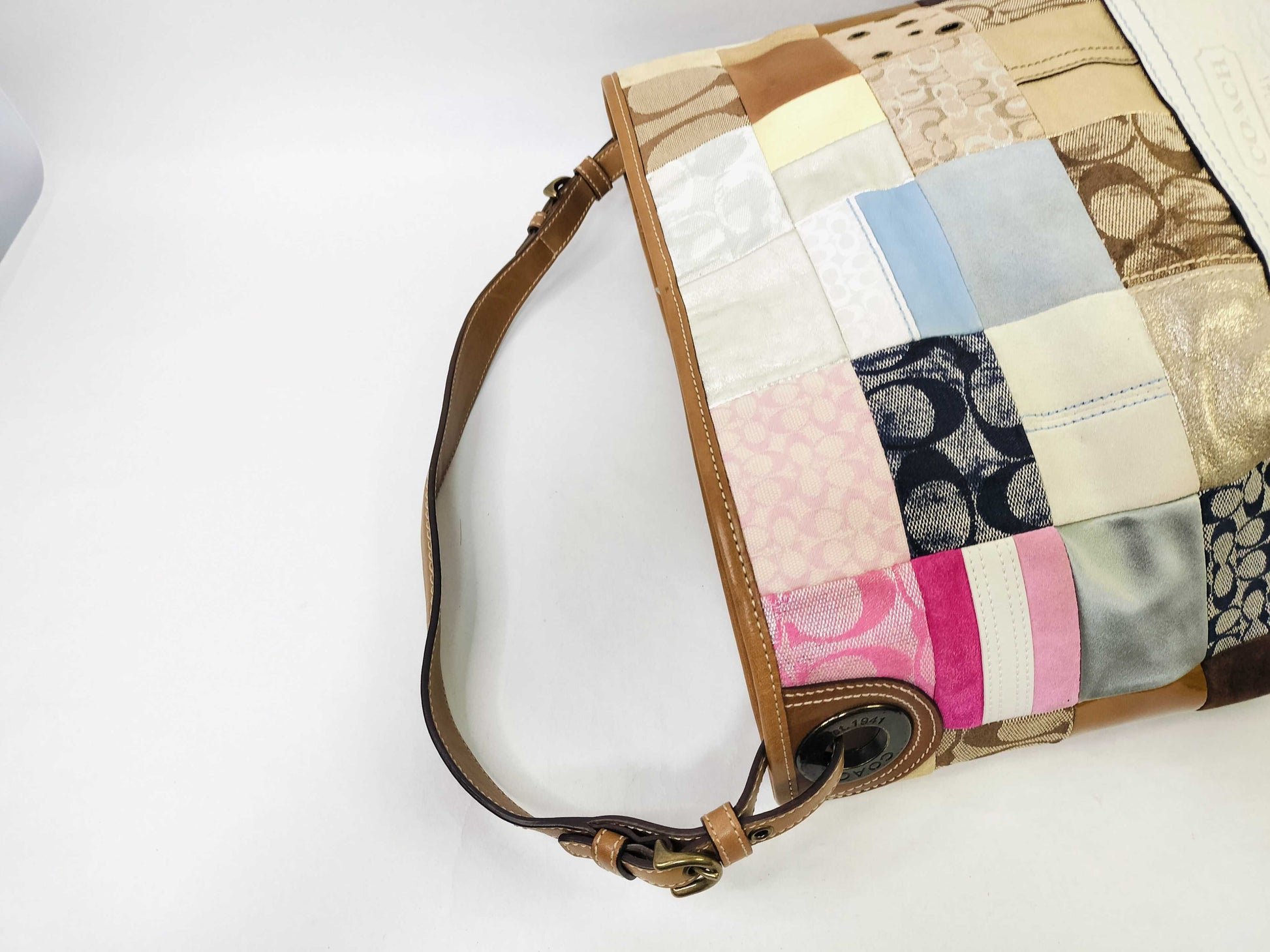 COACH Patchwork Shoulder Bag Shoulder Bag