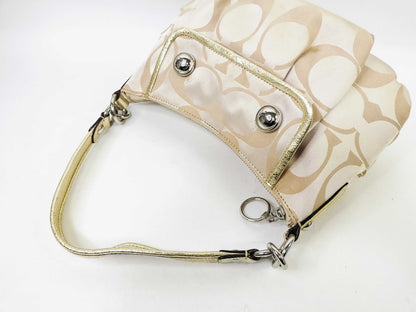 COACH Signature Coach Shoulder Bag Shoulder Bag
