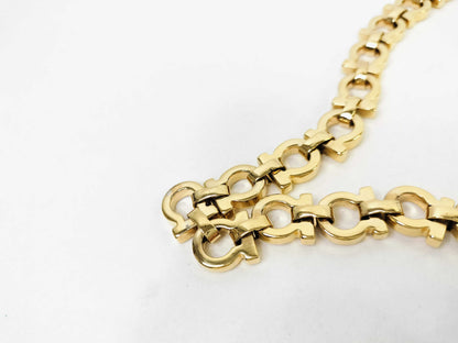 Salvatore Ferragamo Gancini Shoulder Bag with Gancini Chain