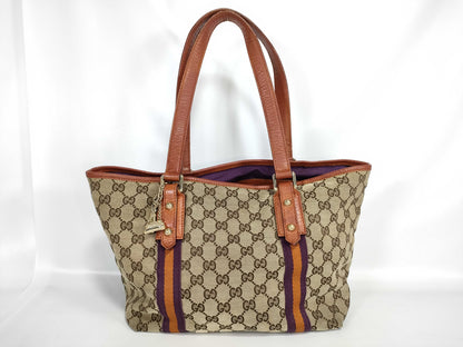 GUCCI GG Canvas Gucci Handbag Tote Bag