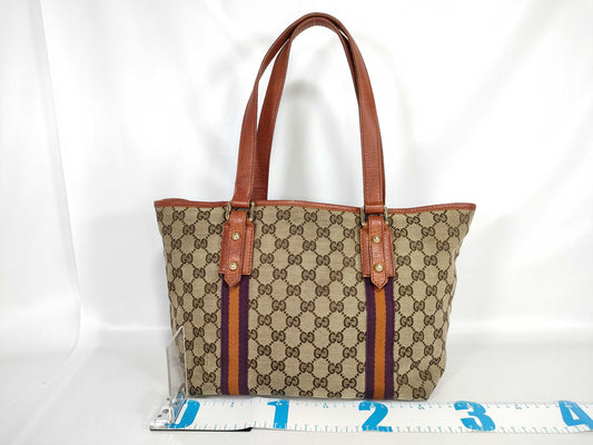GUCCI GG Canvas Gucci Handbag Tote Bag