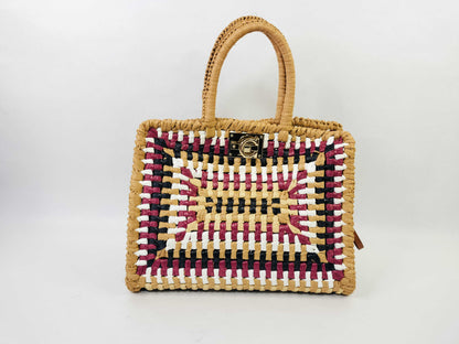 Salvatore Ferragamo Gancini Studio Bag Basket Handbag