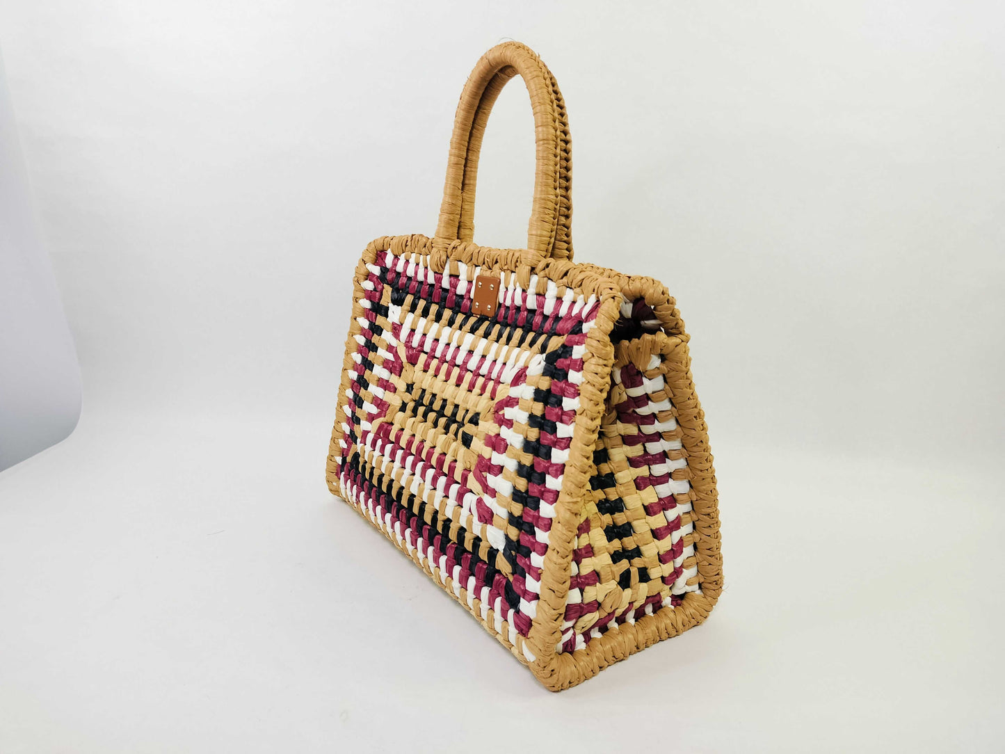 Salvatore Ferragamo Gancini Studio Bag Basket Handbag