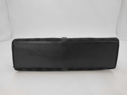 GUCCI Jackie Black Leather 01719 Handbag