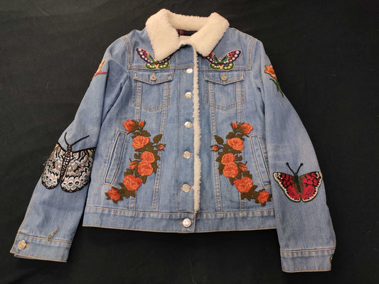 GUCCI Denim Jacket Size 10 Cover Jacket
