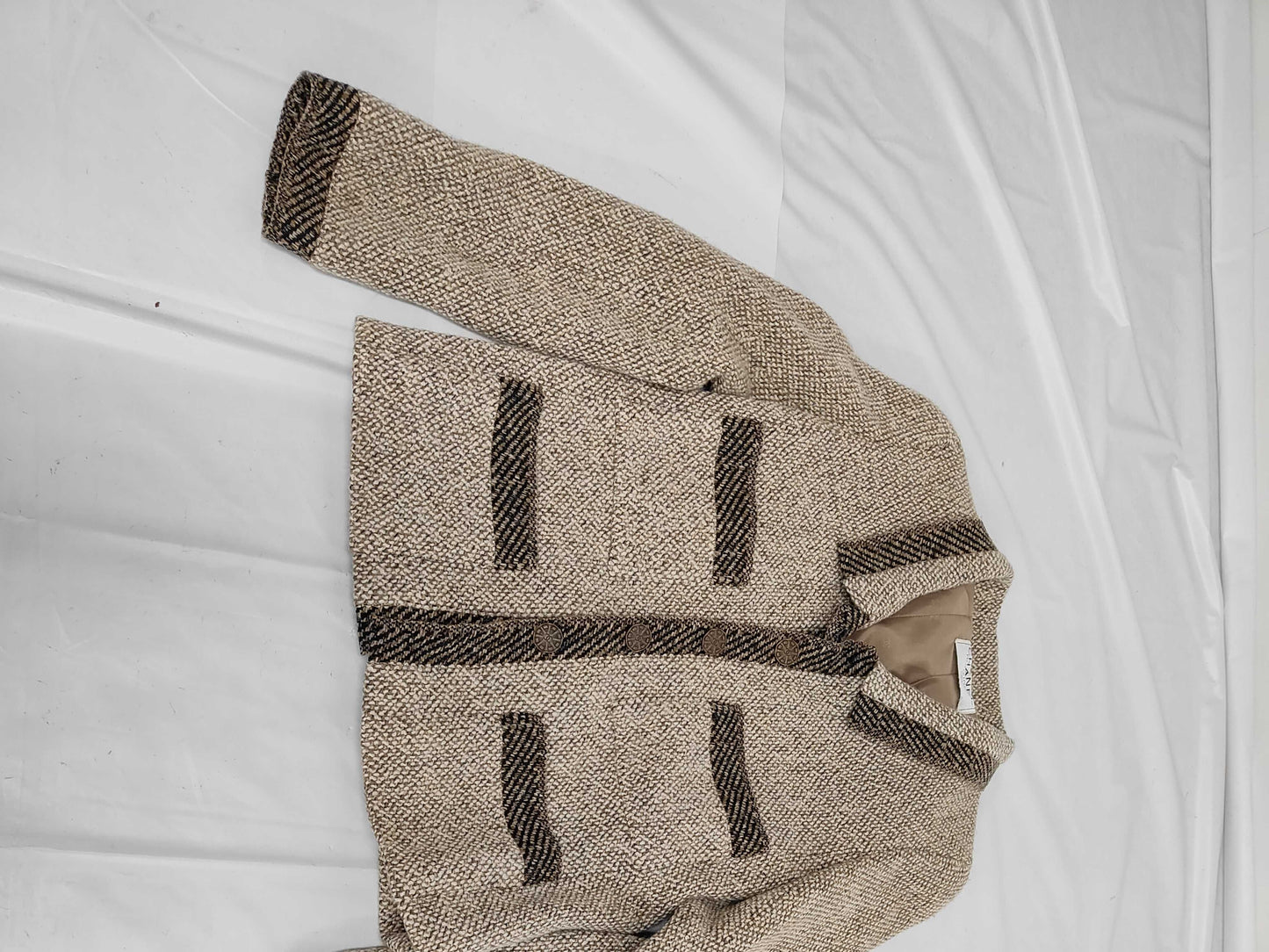CHANEL Tweed Jacket with Scarf