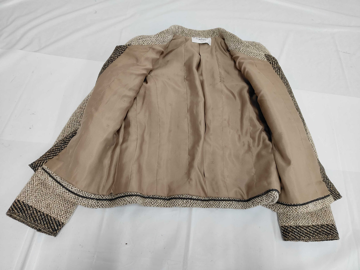 CHANEL Tweed Jacket with Scarf