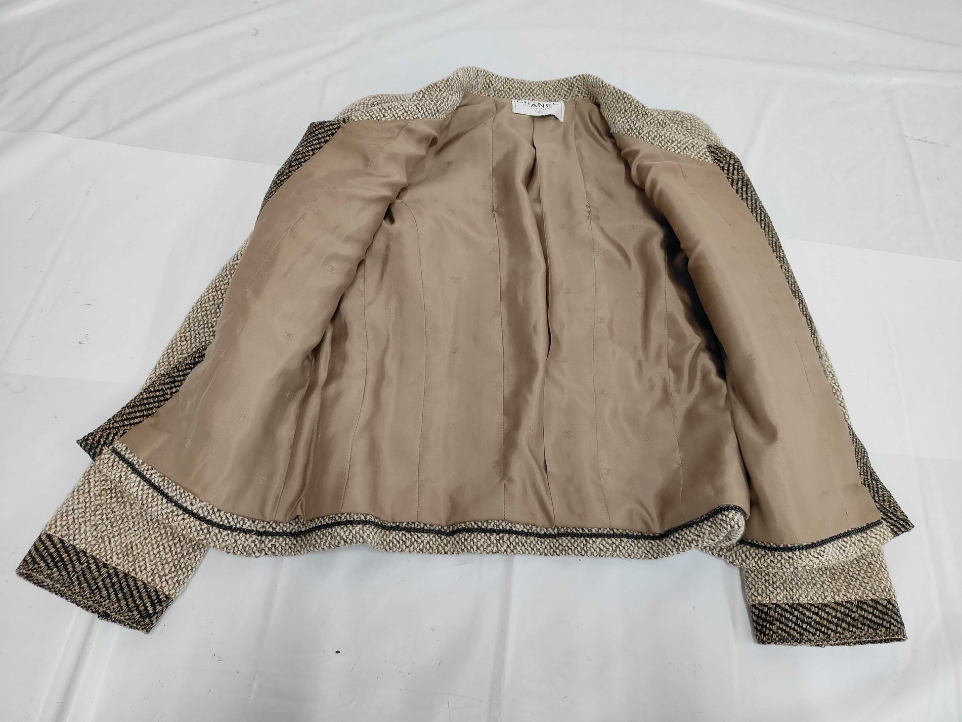 CHANEL Tweed Jacket with Scarf