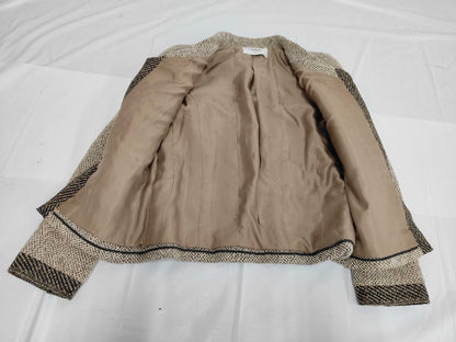 CHANEL Tweed Jacket with Scarf