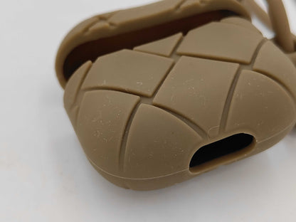 BOTTEGA VENETA Intrecciato Brown Rubber AirPods Pro Case, Earphone Case, Other Accessories
