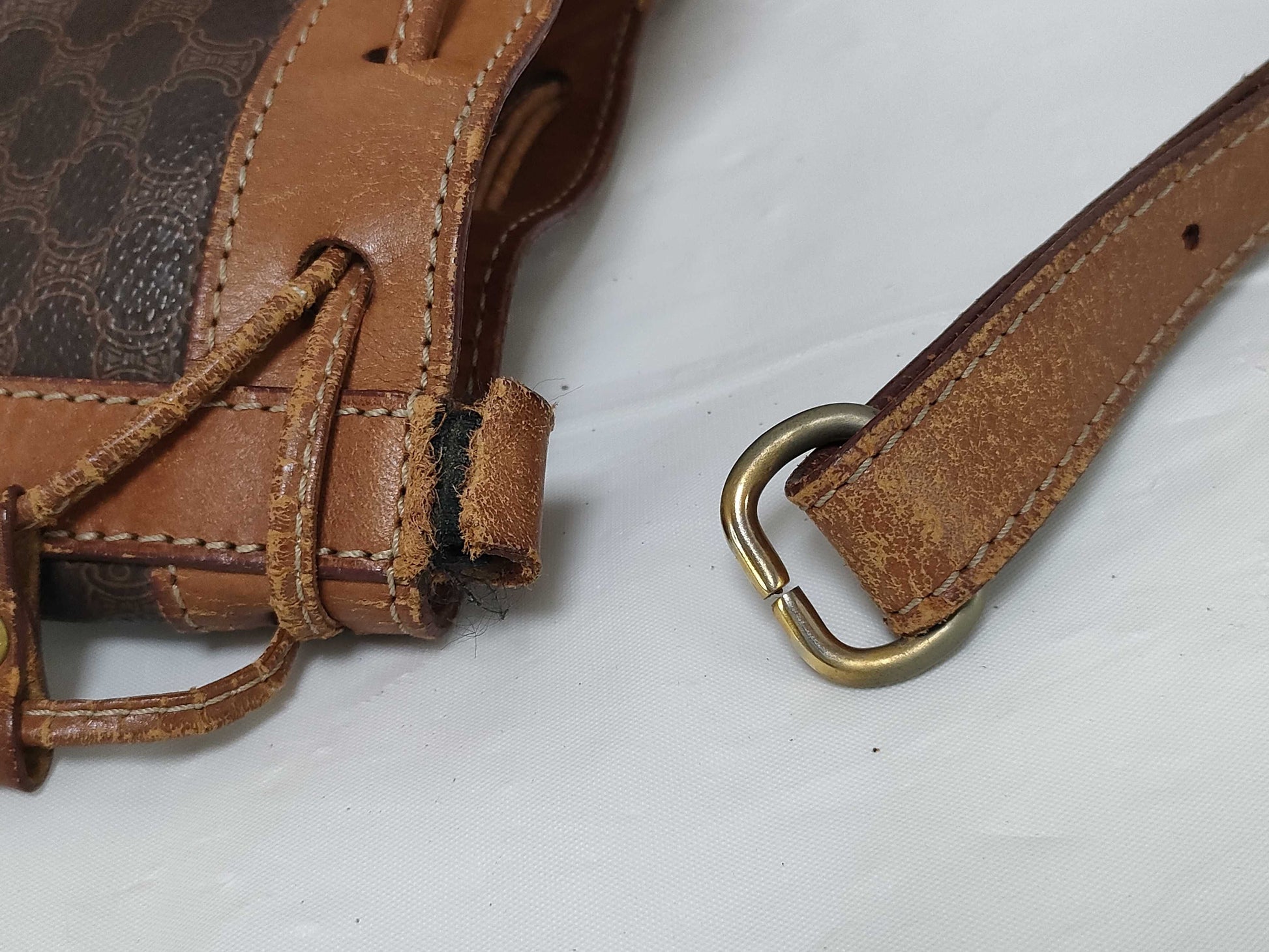 CELINE Macadam Shoulder Bag